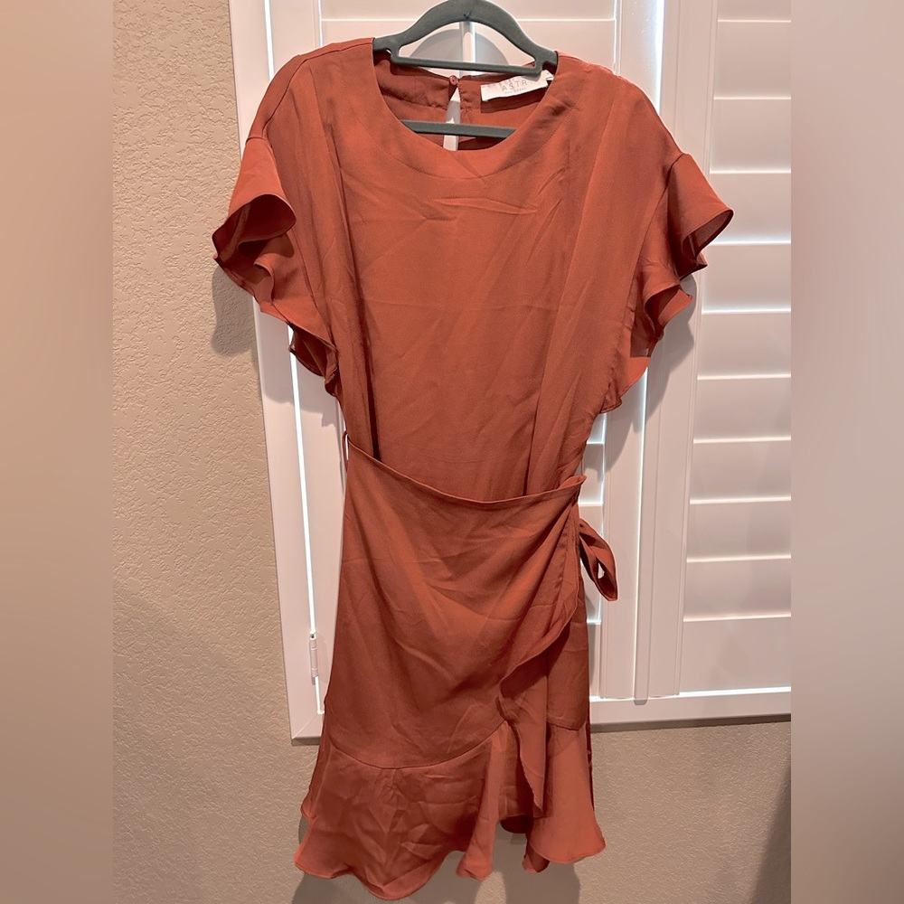 ASTR Faux Wrap Dress